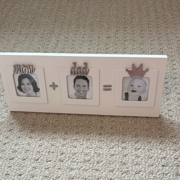 Mud Pie Cream Family Equation Photo Frame - Picture 4 of 5